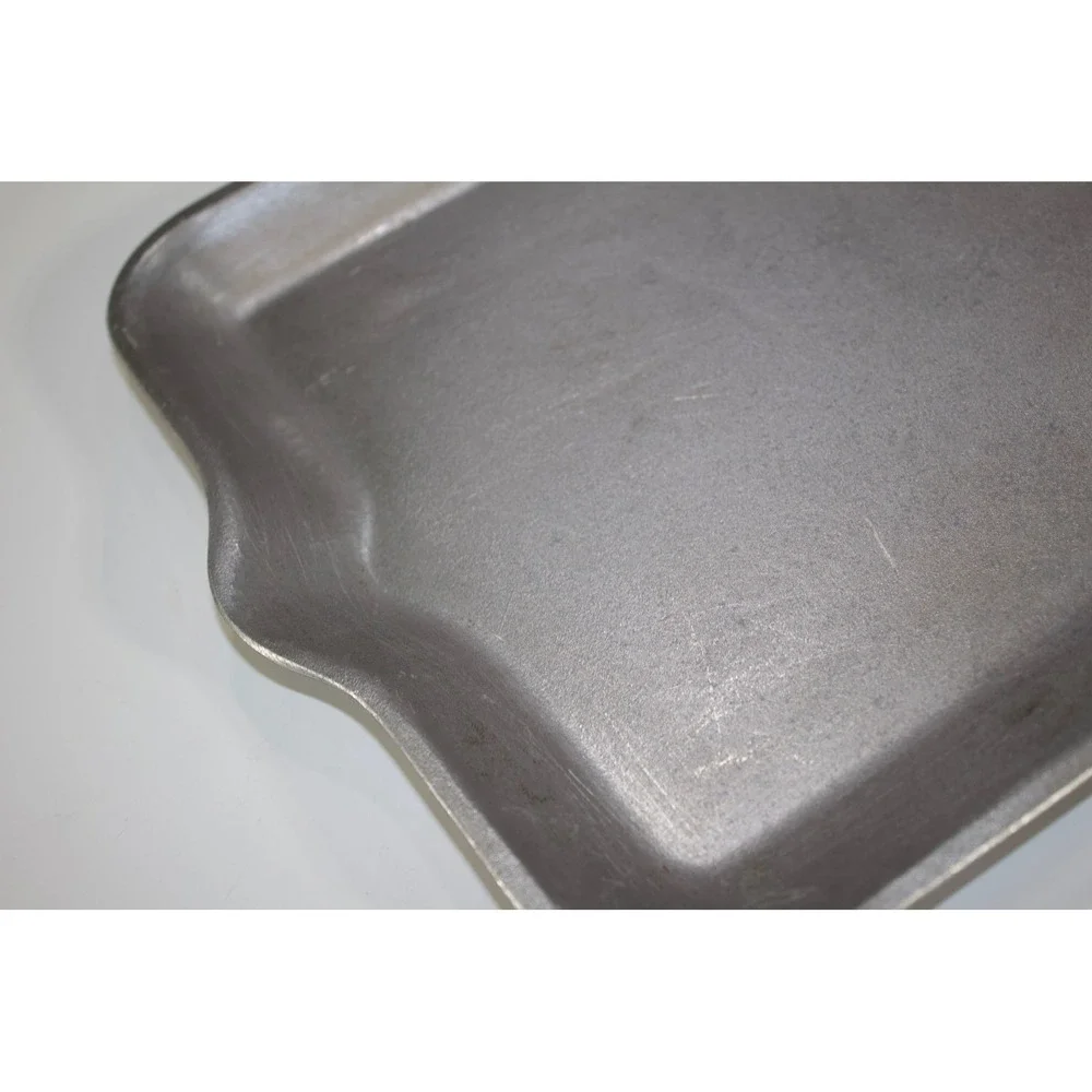 Aluma Super Cooker Griddle Pan Rome Industries Peoria Ill USA Silver Vintage